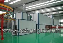 Tunnel type drying line